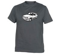 Camisetas EGB Camiseta Adulto/niño R-5 Copa Turbo ochenteras 80´s Retro (Gris, L)