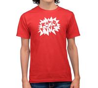 Camisetas EGB Camiseta Adulto/Niño Radio Futura - Ochenteras 80´s Retro Comic Tallas Especiales (Rojo, M)