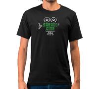 Camisetas EGB Camiseta Adulto/Niño sábado Cine - TVE - Ochenteras 80´s Retro Comic Tallas Especiales (Negro, M)