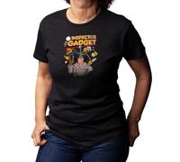 Camisetas EGB Camiseta Chica Inspector Gadget Ochenteras 80´s Retro Comic Tallas Especiales (Negro, M)