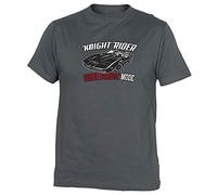 Camisetas EGB Camiseta Kitt Coche Fantástico Adulto/niño ochenteras 80´s Retro (XXL, Gris)