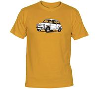 Camisetas EGB Camiseta Seat 600 Adulto/niño ochenteras 80´s Retro (Melocoton, XXL)