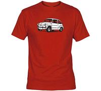 Camisetas EGB Camiseta Seat 600 Adulto/niño ochenteras 80´s Retro (Rojo, 3XL)