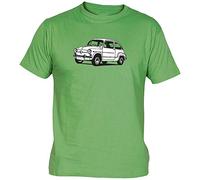 Camisetas EGB Camiseta Seat 600 Adulto/niño ochenteras 80´s Retro (Verde, XL)