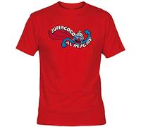 Camisetas EGB Camiseta Supercoco Al Rescate Adulto/niño ochenteras 80´s Retro (3XL, Rojo)
