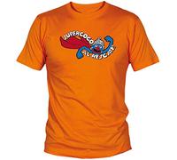 Camisetas EGB Camiseta Supercoco Al Rescate Adulto/niño ochenteras 80´s Retro (XL, Naranja)