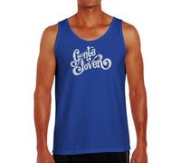 Camisetas EGB Camiseta Tirantes Chico Gente Jóven - TVE - Ochenteras 80´s Retro Comic (Azul, M)