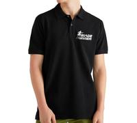 Camisetas EGB Polo Blade Runner Ochenteras 80´s Retro Comic Tallas Especiales (Negro, L)