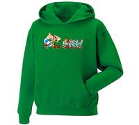 Camisetas EGB Sudadera Adulto/Niño Asterix y Obelix ochenteras 80´s Retro Comic (Verde, M)