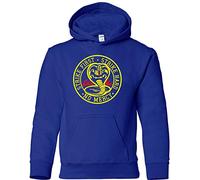 Camisetas EGB Sudadera Adulto/Niño Cobra Kai ochenteras 80´s Retro (Azul, 4XS)