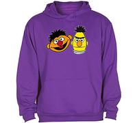 Camisetas EGB Sudadera Adulto/Niño Epi y Blas ochenteras 80´s Retro (Morado, M)