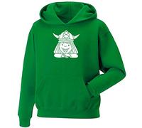 Camisetas EGB Sudadera Adulto/Niño Vickie el Vikingo ochenteras 80´s Retro (Verde, L)