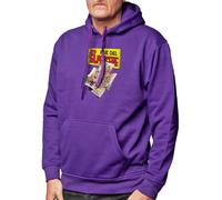 Camisetas EGB Sudadera Capucha Adulto/Niño 13 Rue del Percebe Ochenteras 80´s Retro Comic Tallas Especiales (Morado, 9-11 años)