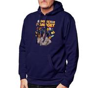 Camisetas EGB Sudadera Capucha Adulto/Niño Inspector Gadget Ochenteras 80´s Retro Comic Tallas Especiales (Marino, 5-6 años)