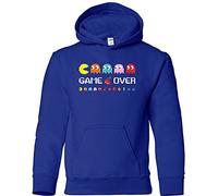 Camisetas EGB Sudadera Come Cocos Pacman ochenteras 80´s Retro (Azul, L)