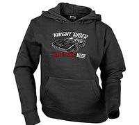 Camisetas EGB Sudadera Kitt Coche Fantástico ochenteras 80´s Retro (XXL, Negro)