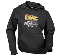 Camisetas EGB Sudadera Regreso Al Futuro ochenteras 80´s Retro (Negro, XXL)