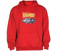 Camisetas EGB Sudadera Regreso Al Futuro ochenteras 80´s Retro (Rojo, 3XL)