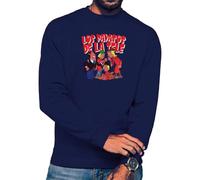 Camisetas EGB Sudadera Sencilla Adulto/Niño Los Payasos De La Tele - Ochenteras 80´s Retro Comic Tallas Especiales (Marino, L)