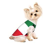 Camisetas elásticas para perros pequeños con estampado de bandera kuwaití, camiseta ligera sin mangas, chaleco a rayas