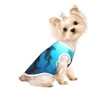 Camisetas elásticas para perros pequeños con estampado de tiburones Hammerhead Sharks, camiseta ligera sin mangas, chaleco a rayas