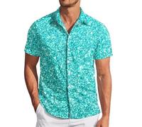 Camisetas Feas Camisa Lentejuelas Hombre Camisas Casuales Horteras Negra Tejana Blanca Acolchada Leñador Leopardo Roja Manga Larga Pana Cuello Mao Azul Carnaval Navideña Conjunto Vestir XXXL