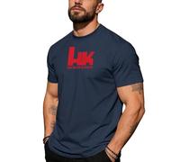 Camisetas Futbol He-ckler and K.Och, Camisa Po.lo de Manga Corta, Ropa de Camping Hombre Transpirable Verano(Navy Blue,XXL)