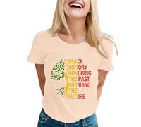 Camisetas Gimnasio Mujer Camiseta de Manga Corta con Cuello Redondo y Estampado Moderna para Uso Diario n4