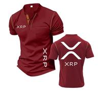 Camisetas Henley Ajustadas Hombre Deportivas para Ri.PP.le X.RP Patchwork Polo Shirts Active De Manga Corta Estampada Suave Media-JHonSe||XX_l