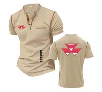 Camisetas Henley De Cuello Alto para Hombre para M.A.SS.EY FE.RG.US.ON Camisetas Ligeras con Estampado De Manga Corta Polos Suaves Entrenamiento-KQS||XX_l