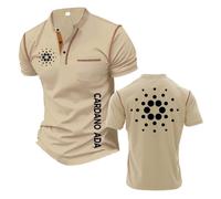 Camisetas Henley Hombre Que Absorben La Humedad para C.a.r.d.an.o A.D.A Cómodas Polo Estampadas Ropa Interior Costuras Manga Corta Suave-KQiSe||m