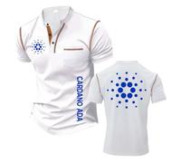 Camisetas Henley Hombre Que Absorben La Humedad para C.a.r.d.an.o A.D.A Cómodas Polo Estampadas Ropa Interior Costuras Manga Corta Suave-BaiSe||m
