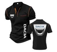 Camisetas Henley Hombre Ropa Deportiva para D.a.c.i.a Camiseta Estampada Que Absorbe La Humedad Polos Entrenamiento Manga Corta Costuras-HeiSe||s