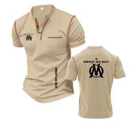 Camisetas Henley Hombre Ropa Deportiva para D.R.OI.T AU B.UT Cómodas Entrenar Manga Corta Suaves Tres Cuartos Ligeras Polos Estampadas-KQiSe||s