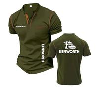 Camisetas Henley para Hombre Transpirables Manga Corta K.e.NW.o.RT.h tee Top Clothes Camisetas Deportivas Suaves Entrenamiento De Media con Costuras-JunlvSe||x_l