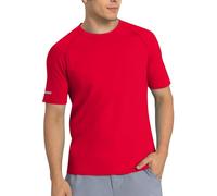 Camisetas Hombre Camisa Manga Corta Potente Camiseta de Manga Corta para Hombre Deporte Correr Gimnasio Entrenamiento, rojo, L