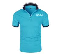 Camisetas Hombre Deporte Da.ci-a, camisa Po.lo de manga corta, Ropa de Secado Rápido para Correr Gimnasio, atlético(Blue,XL)