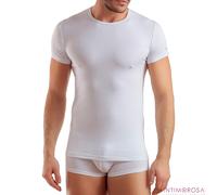 Camisetas Hombre Enrico Coveri et1000 Algodón Elástico 3 Pcs