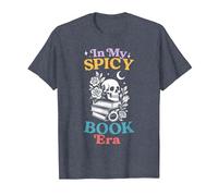 Camisetas In My Spicy Book Era - Lector de Romance Oscuro, Love Smut Camiseta, Hombre, Azul Jaspeado, 3XL