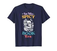 Camisetas In My Spicy Book Era - Lector de Romance Oscuro, Love Smut Camiseta, Hombre, Azul Marino, XXL