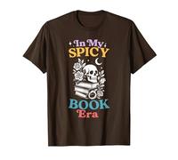 Camisetas In My Spicy Book Era - Lector de Romance Oscuro, Love Smut Camiseta, Hombre, Marrón, XL