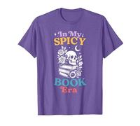 Camisetas In My Spicy Book Era - Lector de Romance Oscuro, Love Smut Camiseta, Hombre, Morado Jaspeado, L