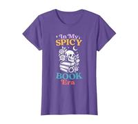 Camisetas In My Spicy Book Era - Lector de Romance Oscuro, Love Smut Camiseta, Mujer, Morado Jaspeado, 3XL