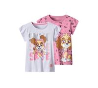 Camisetas infantiles pack 2 Patrulla Canina - Blanco . Talla Rosa#Tallas:98/104 (2-4 años)