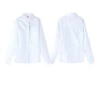Camisetas interiores para niños con un botón Ollas blancas Niñas Bebé formal Capa Blusa Niños Niñas Ollas Bebé Camisa, Blanco, 7-8 años