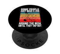 Camisetas Jiu Jitsu Algunas Personas Necesitan un Abrazo BJJ MMA Jujitsu PopSockets PopGrip Adhesivo