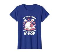 Camisetas K-Pop Camisetas para Niñas & Mujeres Regalos K-Pop Camiseta, Mujer, Azul Real, XS