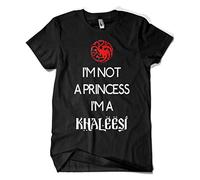 Camisetas La Colmena 1397-I'm Not a Princess (Karlangas) (Negro, Small)