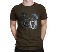 Camisetas La Colmena 209 - Parodia Robotic Trash Can (Donnie) (M, Brown)