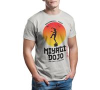 Camisetas La Colmena 2250-Miyagi Dojo (Melonseta) (FR/ES, Letras, 3XL, Regular, Regular, Beige Cream)